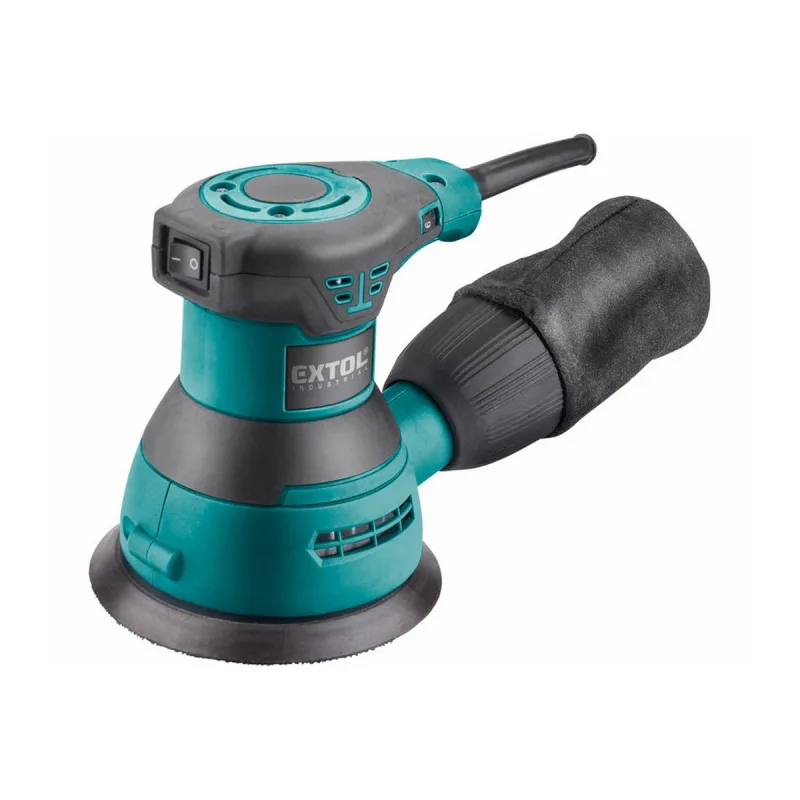 Brúska excentrická, 125mm, 350W, excentricita 2,6mm, EXTOL INDUSTRIAL