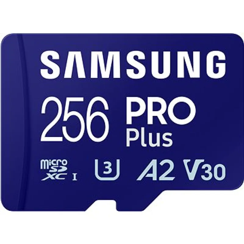 Samsung/ micro SDXC/ 256GB/ USB 3.0/ USB-A/ Class 10/ + Adaptér/ Modrá MB…
