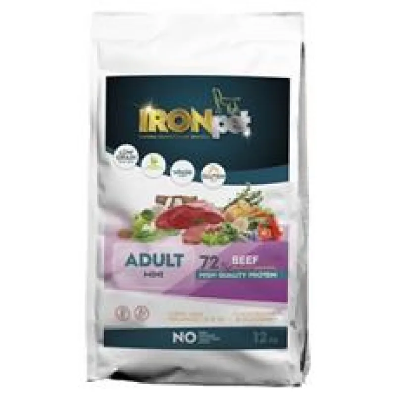 IRONpet Dog Mini Adult Beef (Hovězí) 12 kg