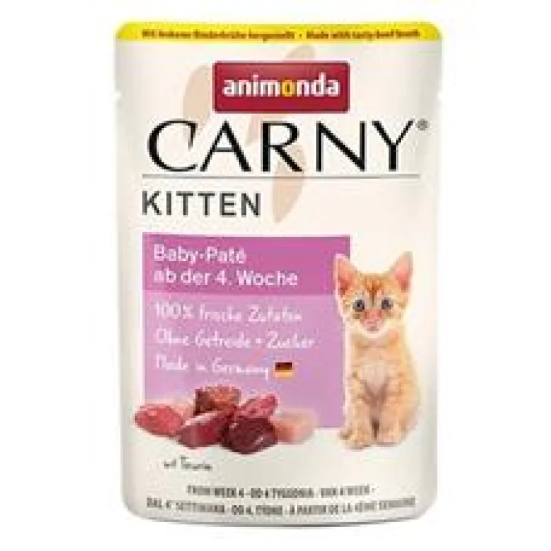 Carny Kitten 85 g Baby Paté, kapsička pro koťata 85g