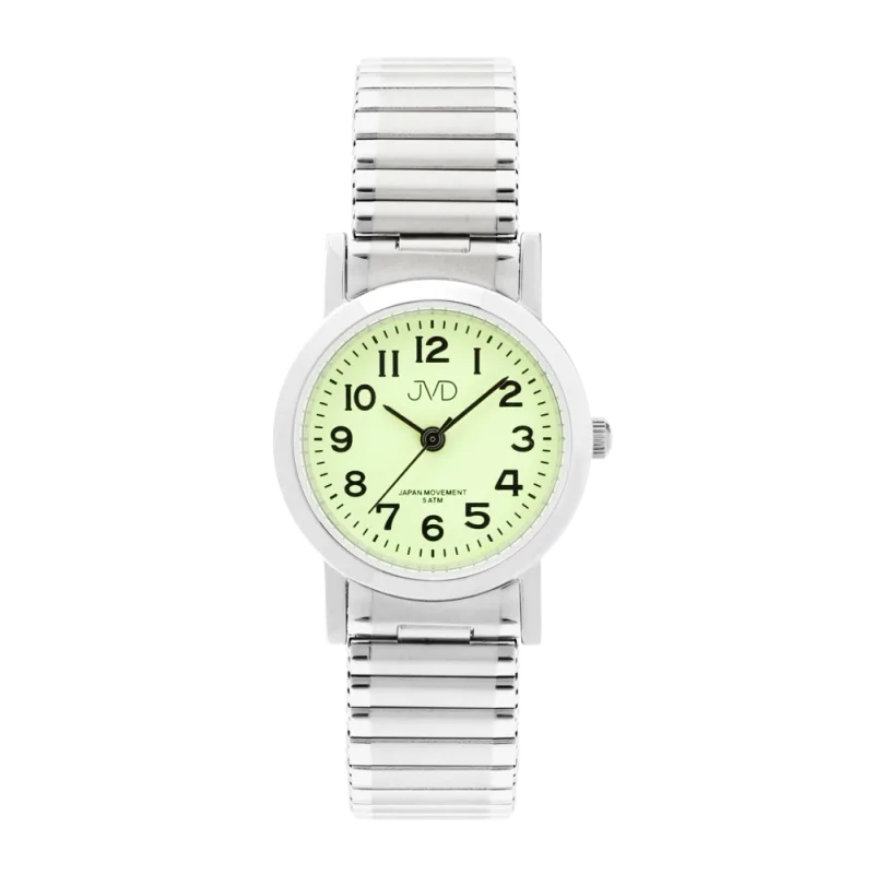 JVD Dámské módní ocelové hodinky na pružném pérovém řemínku JVD J4061.10