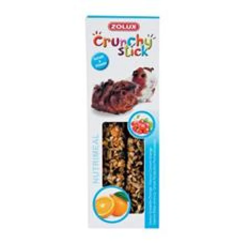 Pochoutka CRUNCHY STICK rybíz/pomeranč pro morče Zolux 1 ks