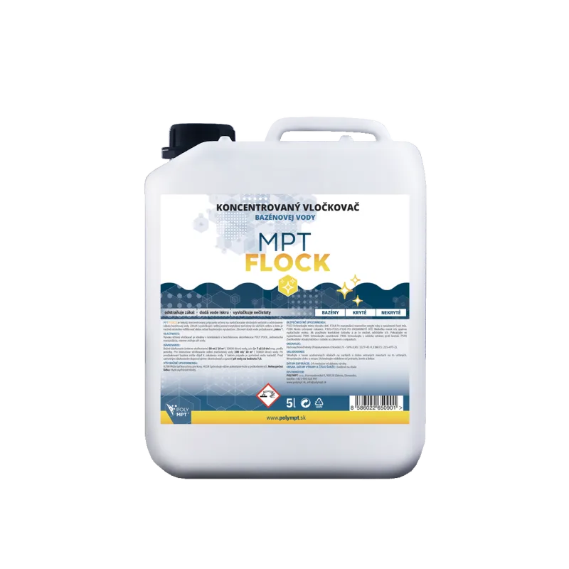 MPT FLOCK bezchlórový vločkovač bazénovej vody, POLYMPT