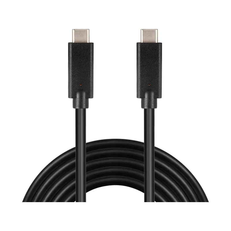 PremiumCord USB-C kábel (USB 3.1 gen 2, 3A, 10Gbit/ s) čierny, 2m…