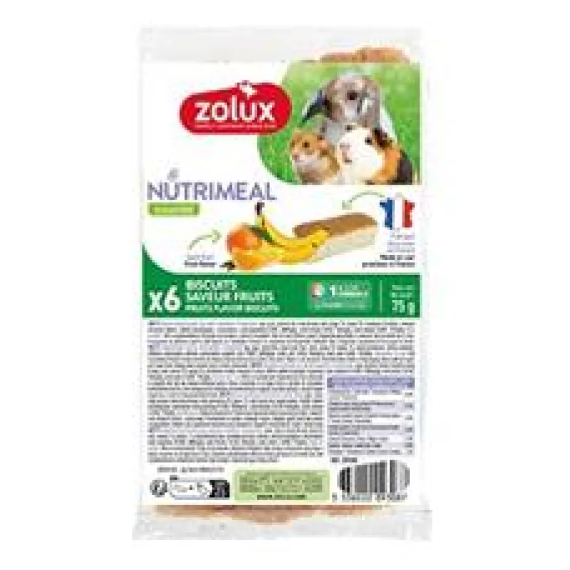 Poch. NUTRIMEAL Cookies hlodavci pomer.banán 6ks 6ks