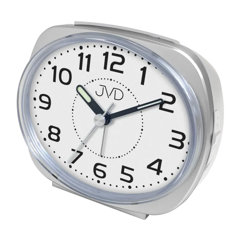JVD Netikajcí tichý přehledný budík JVD SRP001.2
