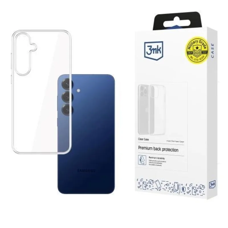 3mk ochranný kryt Clear Case pro Samsung Galaxy S25 FE 5903108673655