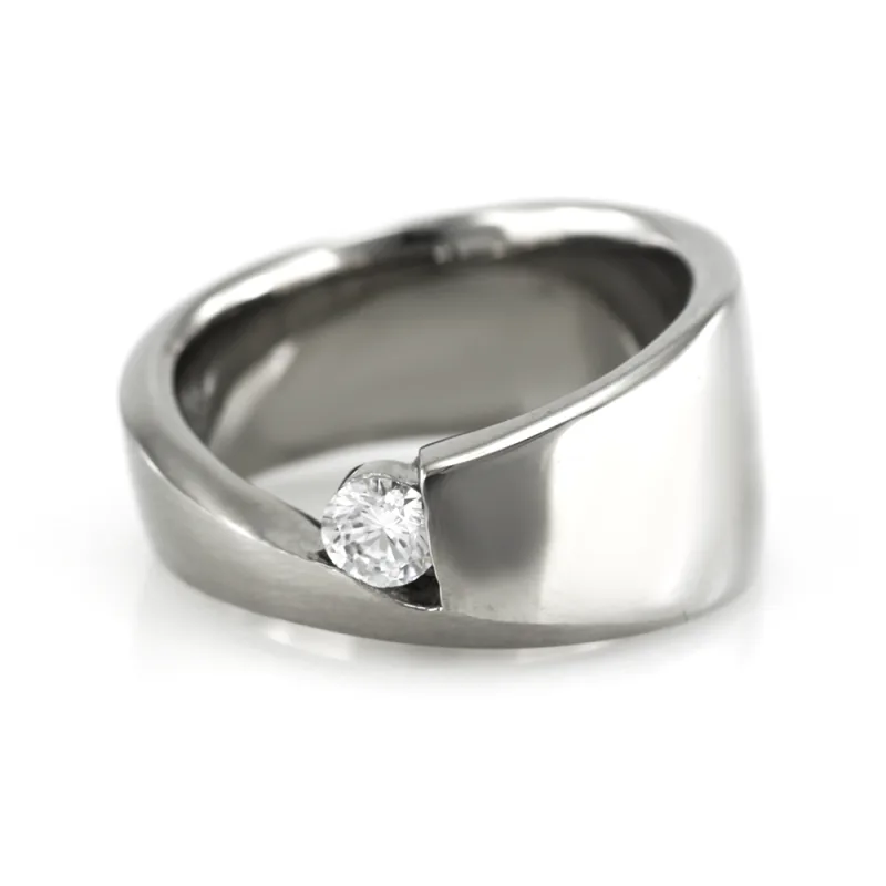 Nerezový prsten 7494 (velikost 58) - stříbrné barvy