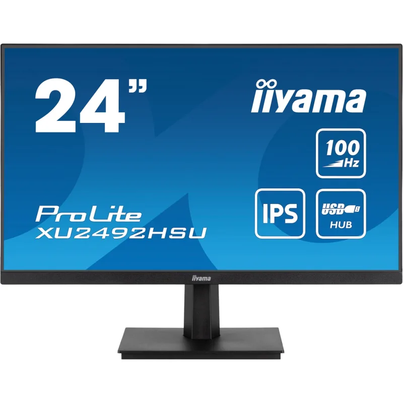 iiyama ProLite/ XU2492HSU-B6/ 23, 8"/ IPS/ FHD/ 100Hz/ 0, 4ms/ Black/ 3R…