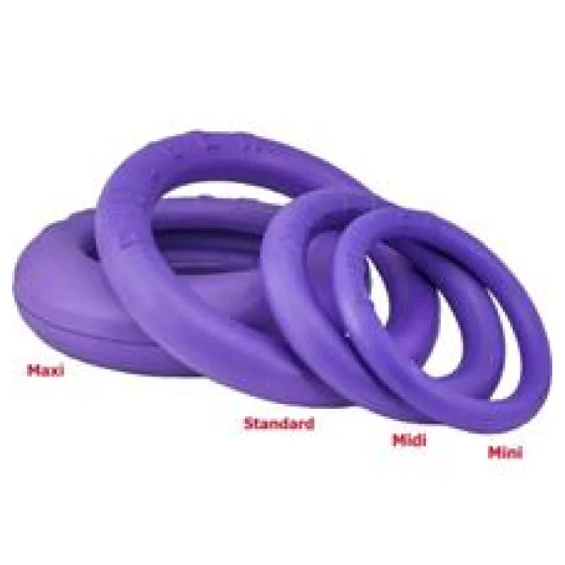 Hračka pěn. Guma Kruh Puller Standard průměr 28/4cm, 2 ks modrá a žlutá