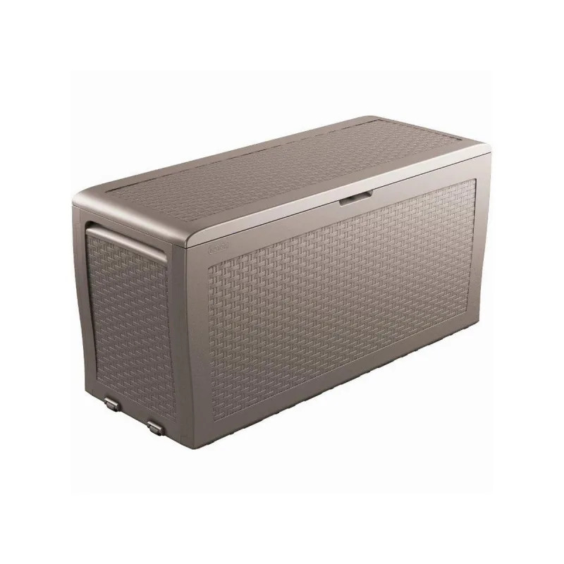 Záhradný box Keter Samoa Rattan Box 270L, cappuccino