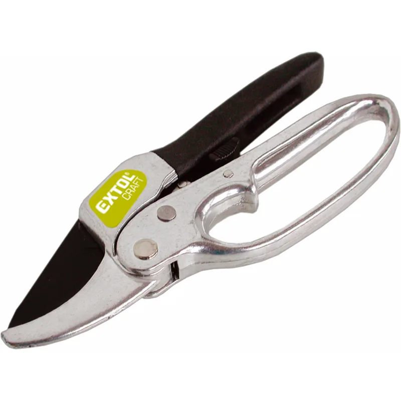 Nožnice záhradnícke nákovkové krokovacie prevodové, 205mm, EXTOL CRAFT