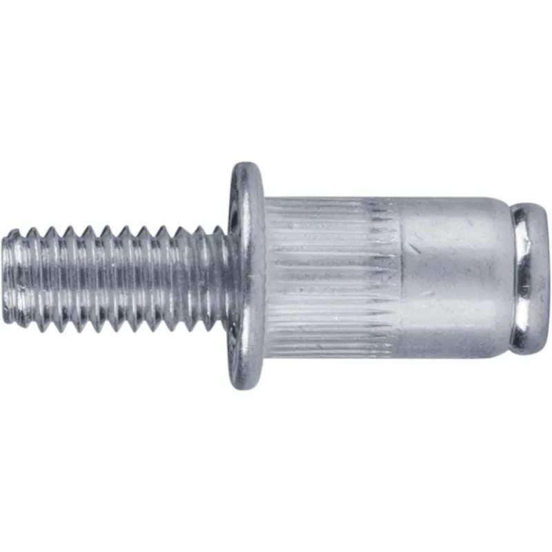 Skrutky nitovacie pozinkované, M6x12mm, 25ks, FORTUM