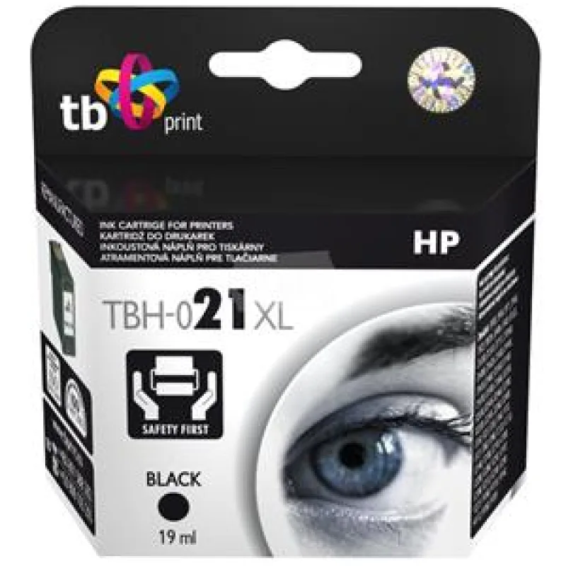 Ink. kazeta TB komp. s HP C9351 (no. 21), ref, 19ml TBH-021XL