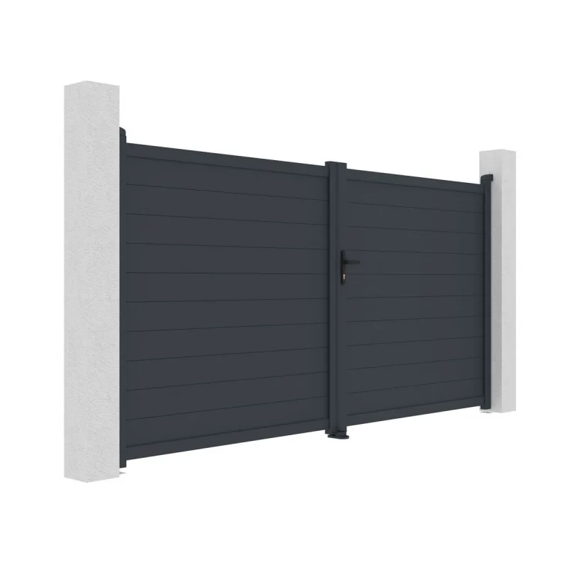 Brána G21 Orlando 350x173 cm dvojkrídlová, antracitová