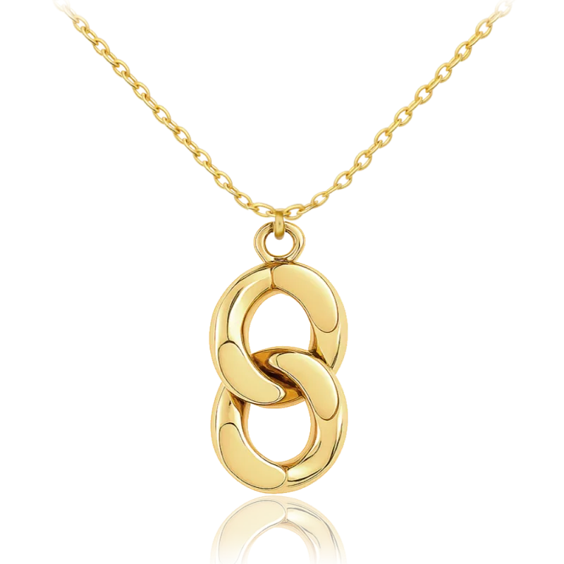 MINET Luxusní zlatý náhrdelník Au 585/1000 2,60g JMG0319WGN50