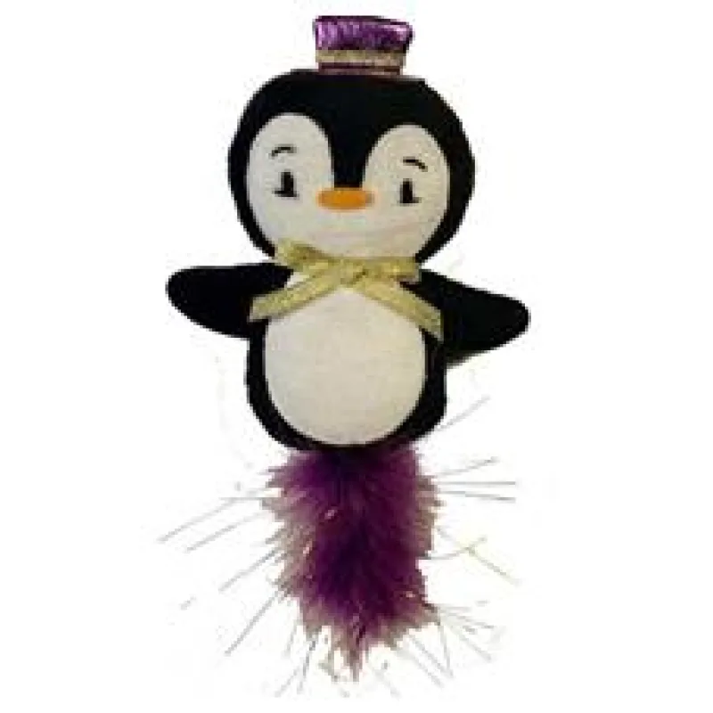 Hračka cat Gemstone Forest Kicker tučňák HP 1ks/22cm