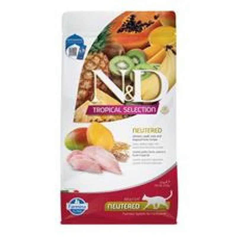 N&D TROPICAL SELECTION CAT Neutered Chicken 10kg