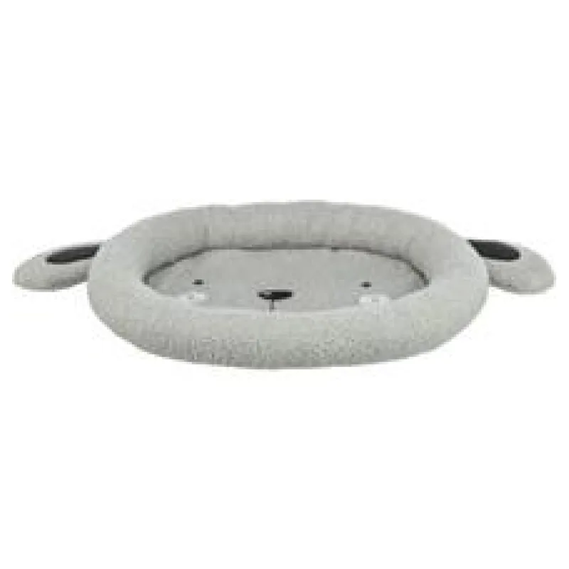 Junior pelech DOG, oválný s nízkým okrajem, 50 x 40 cm, šedá 1 ks