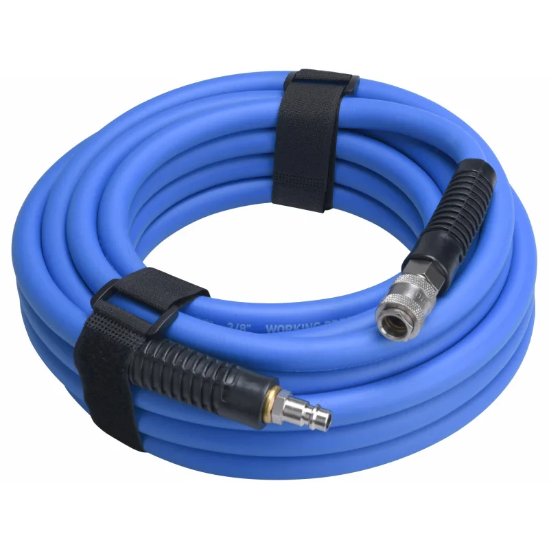 Hadica vzduchová gumená s rýchlospojkami 3/8", 10m, EXTOL PREMIUM