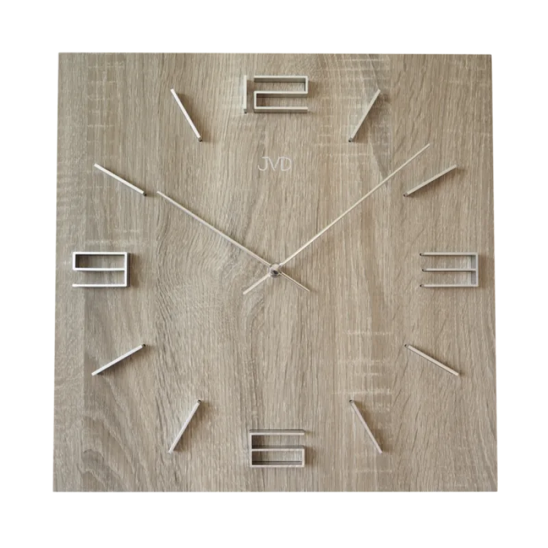 Designové nástěnné dřevěné luxusní hodiny JVD HC36.1