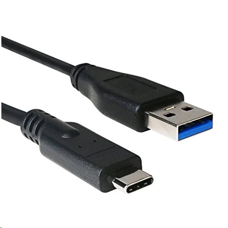 Kábel C-TECH USB 3.0 AM na Type-C kábel (AM/ CM), 2m, čierny CB-USB3C-20B