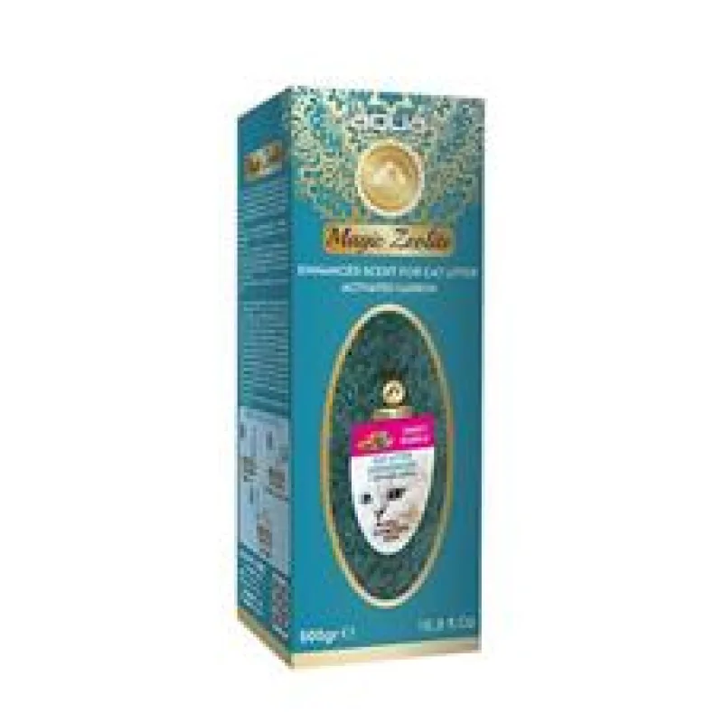 AQUA Magic Zeolite BUBBLE GUM - granulovaný deodorant pro kočičí WC, 500 g 500 g
