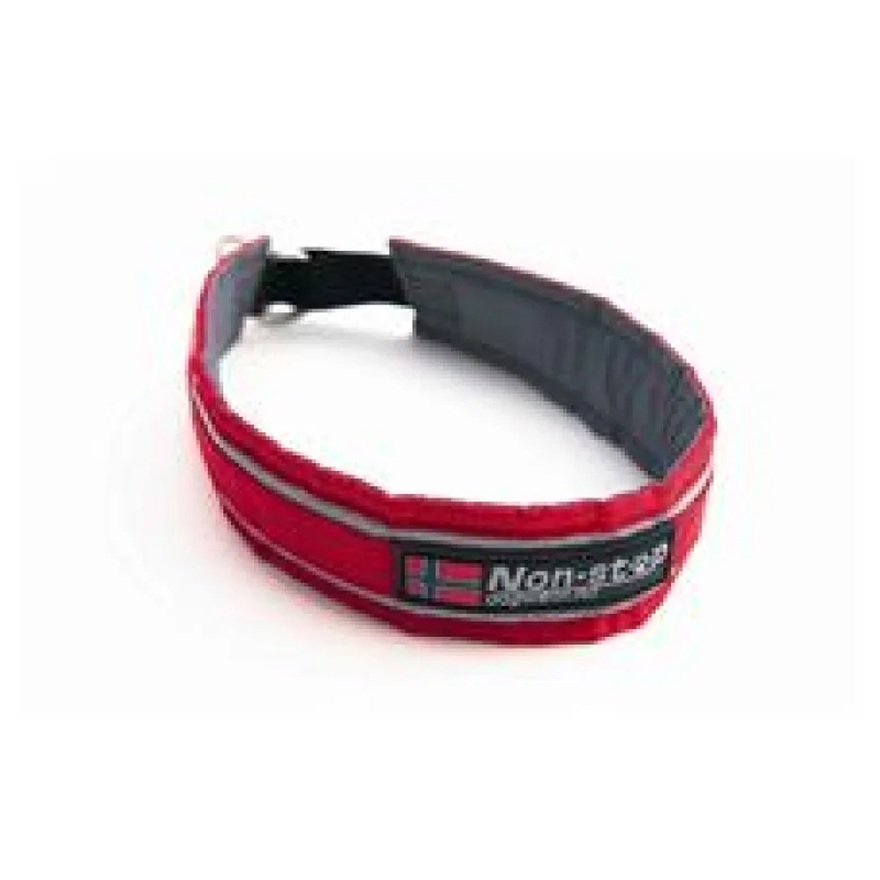 Polostahovací obojek - červená vel. 40