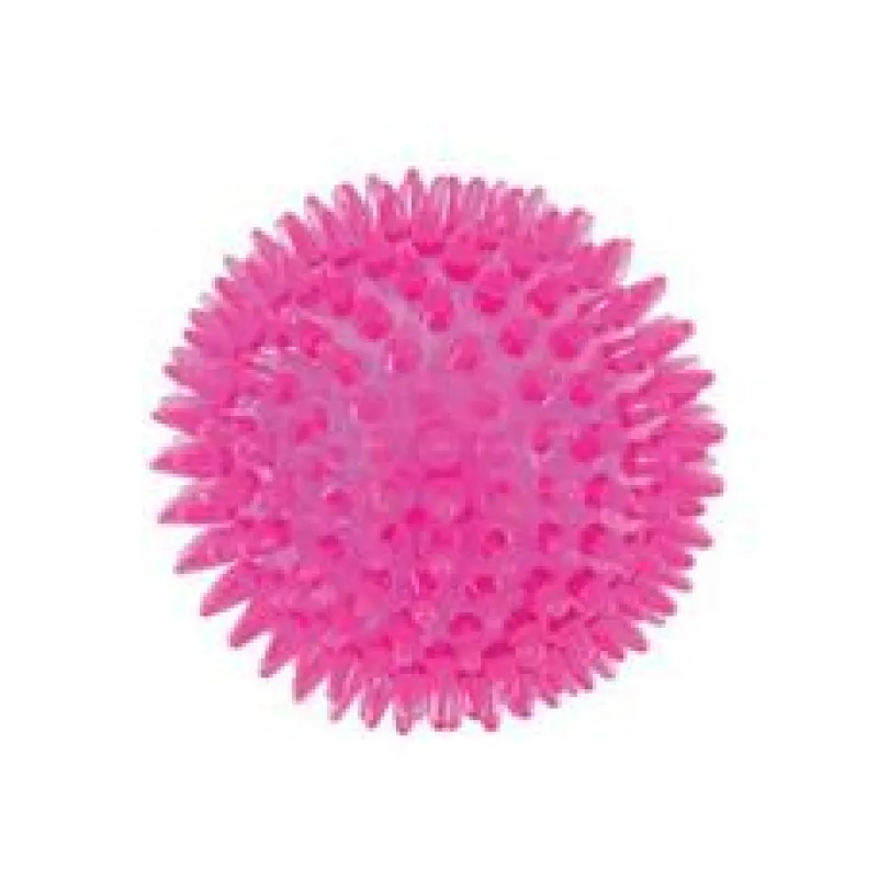 Hračka pes BALL SPIKE TPR POP s ostny Zolux 8 cm tyrkysová