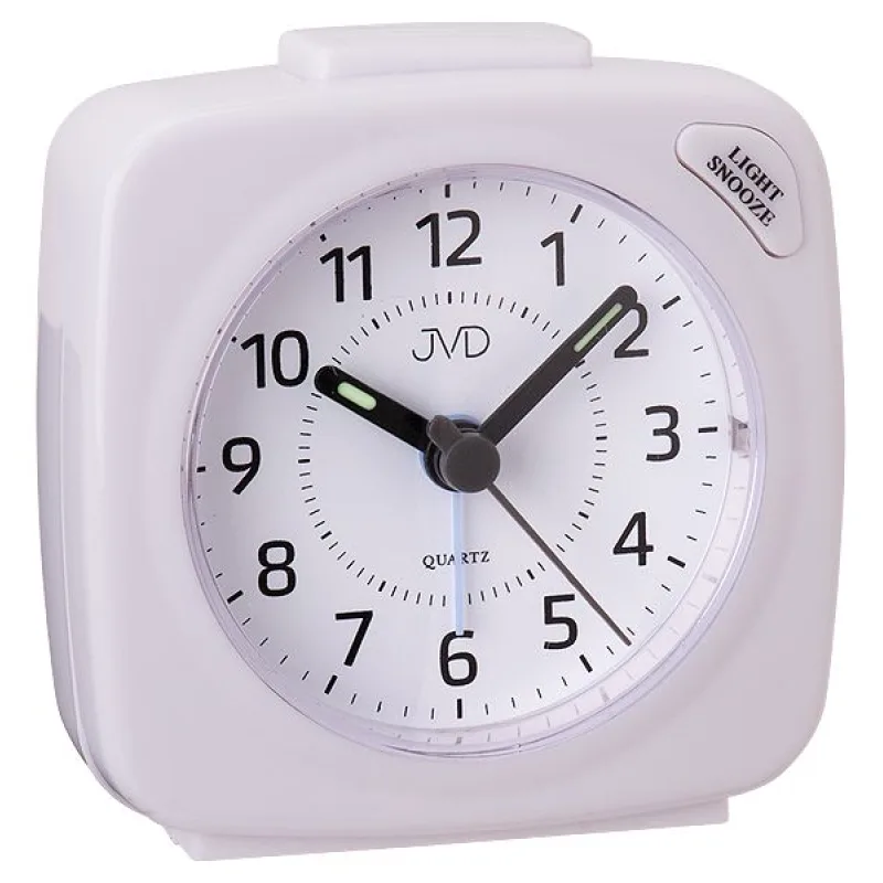 Malý bateriový mini budík JVD quartz SR951.7