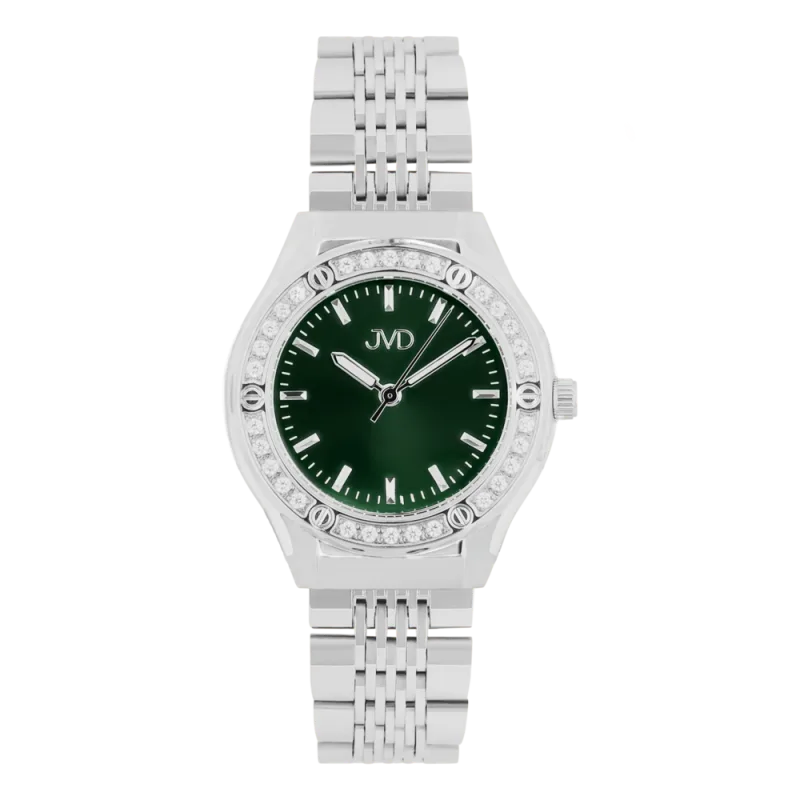 JVD Dámské stříbrné designové náramkové hodinky JVD JZ214.3