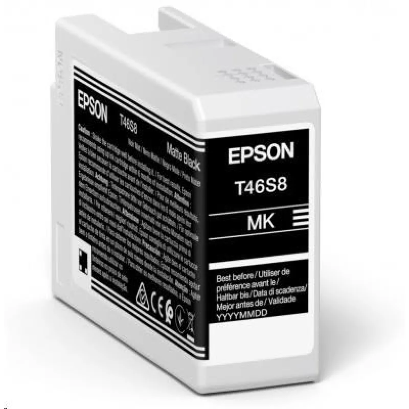 Atrament EPSON Singlepack Matte Black T46S8 UltraChrome Pro 10 25 ml…