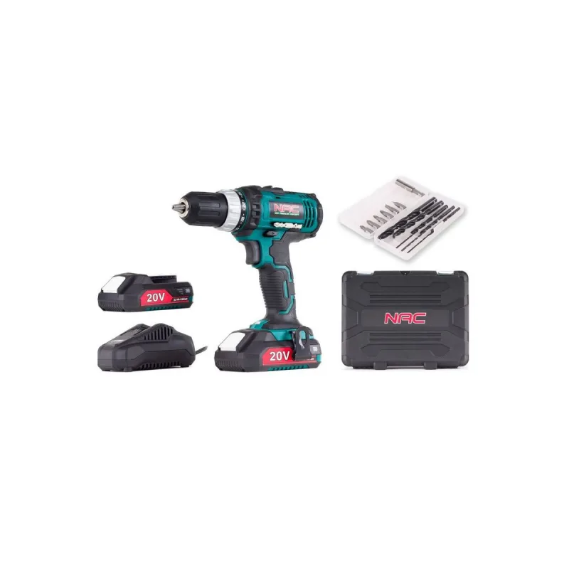 Aku vŕtačka NAC CDB2-LI-20V 2x2Ah