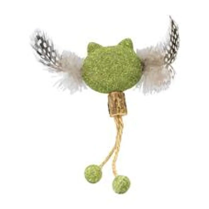 Catnipová kočička s peříčky 5 / 15 cm, HipHop Cat 1 ks