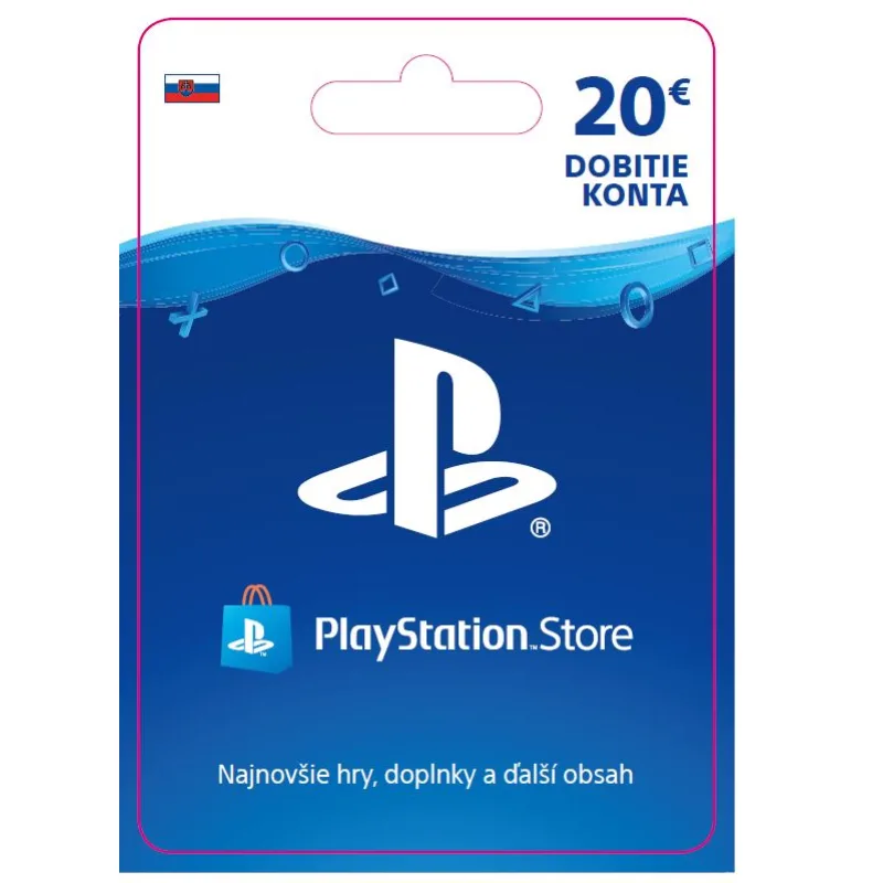 ESD SK - PS Store el. peněženka - 20 EUR ESD_SCEE-SK-00002000