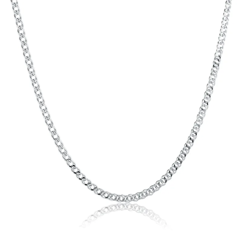 JVD Dámský stříbrný řetízek na krk SVLCRB00SJ14042