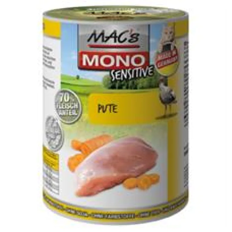 Konz. MACs Cat MONO Sensitive KRŮTA a mrkev 200 g
