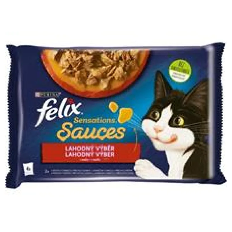 Felix cat kaps.-Sens.Sauce Surpr.Multipack krůta 4 x 85 g