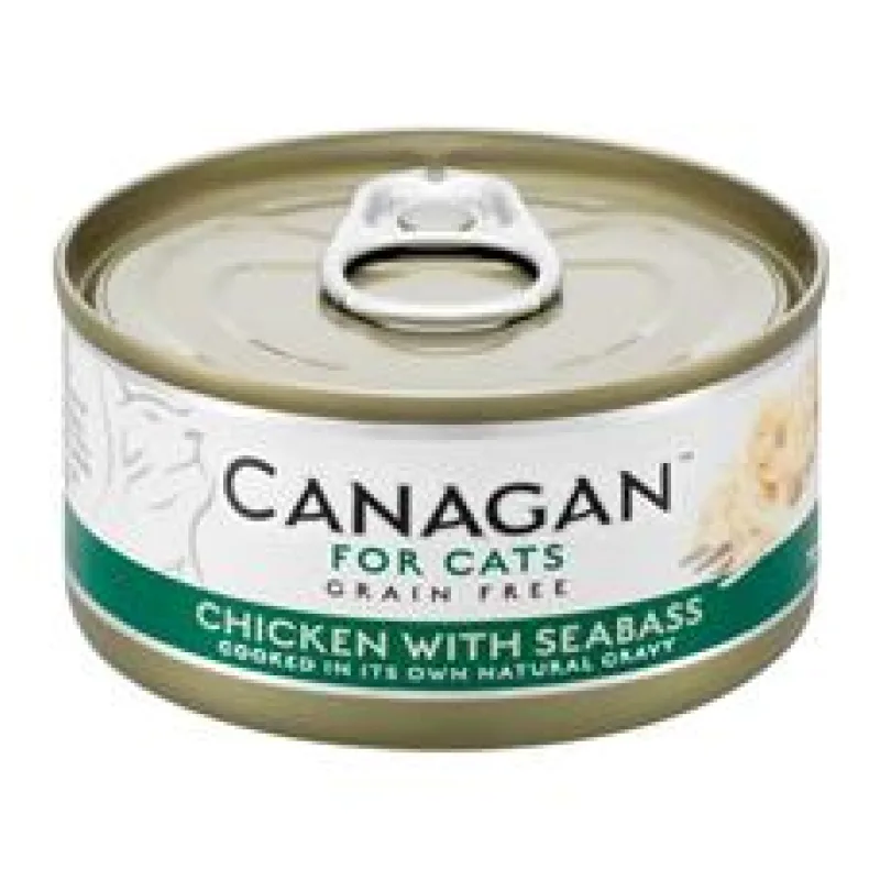 Canagan Cat konz. - Kuře a mořský vlk 75 g