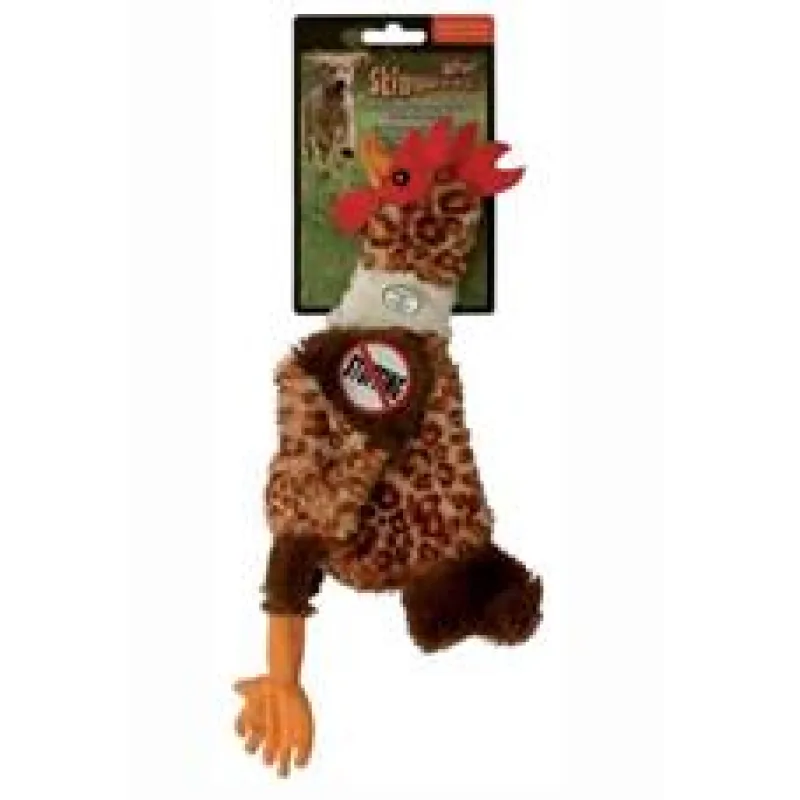 Hračka pes Kohout pískací Skinneeez 32 cm