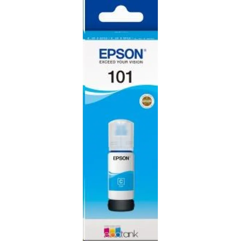 Fľaštička s atramentom EPSON 101 EcoTank Cyan 70 ml C13T03V24A