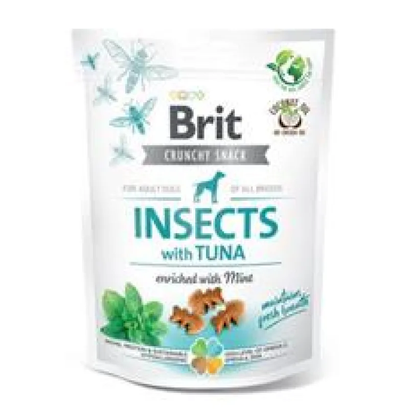 Brit Care Dog Crunchy Crack. Insec. Tuna Mint 200 g