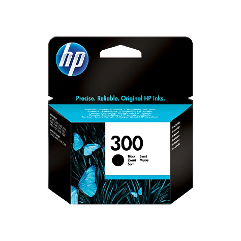 HP 300 Black Ink Cartridge with Vivera Ink CC640EE#BA3