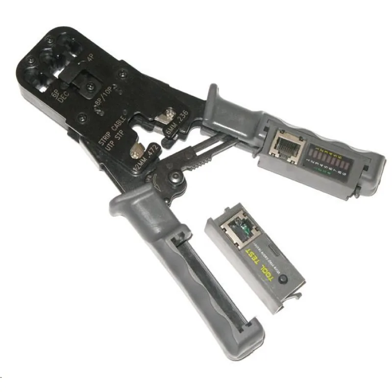 Kleště krimpovací PROFI+ s ráčnou pro konektory RJ11, RJ12, RJ45…