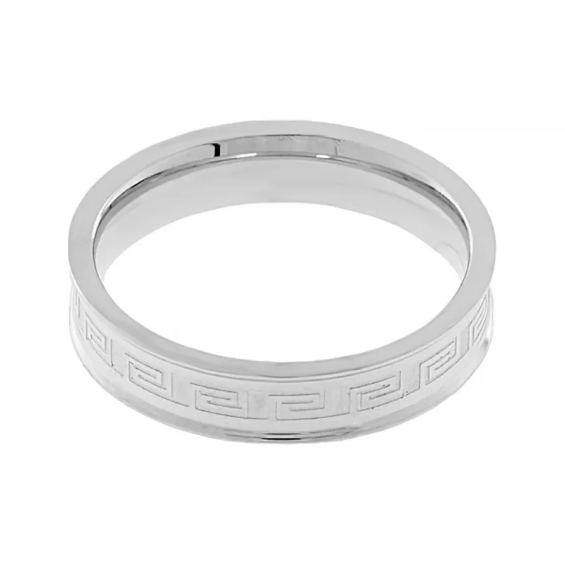 Nerezový snubní prsten 5900 (velikost 67) - stříbrné barvy