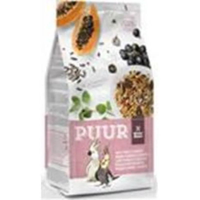 PUUR Large parakeet&cockatoo - stř. papoušek 750 g