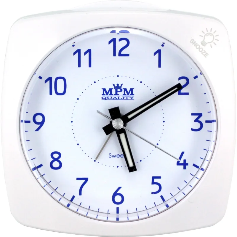 MPM Analogový budík s plynulým chodem C01.3060.0031