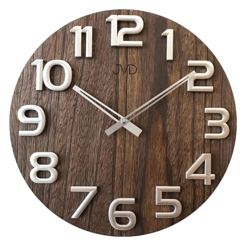 JVD Dřevěné nástěnné hodiny dřevěné JVD HT97.3