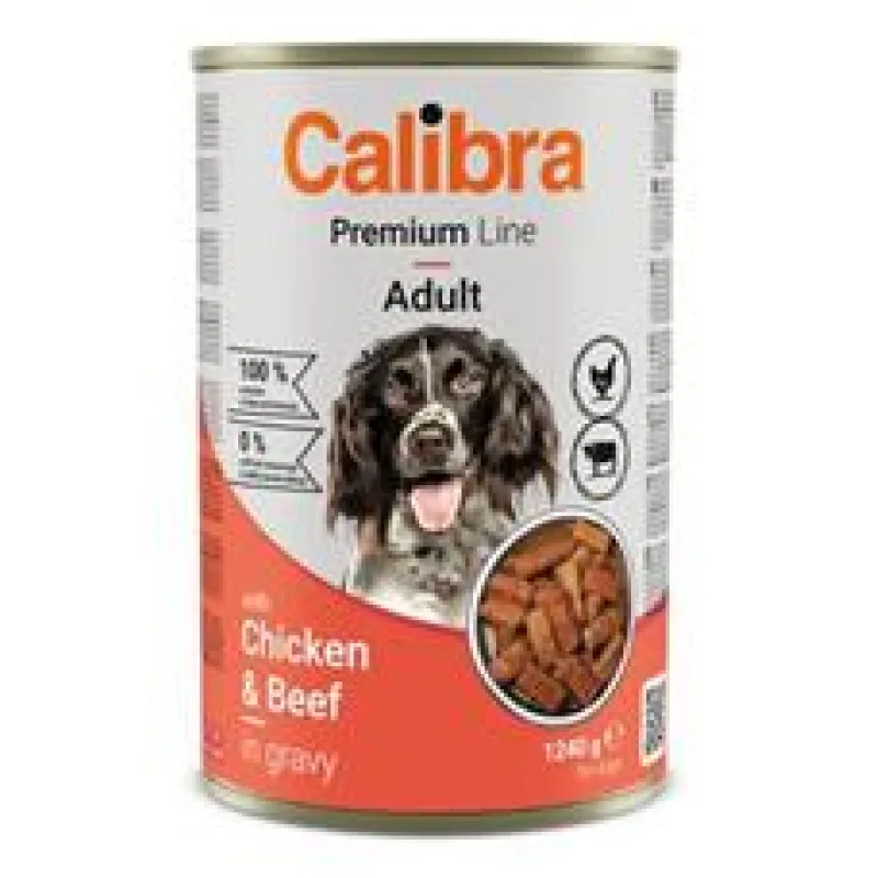 Calibra Dog Premium konz. with Chicken&Beef 1240 g