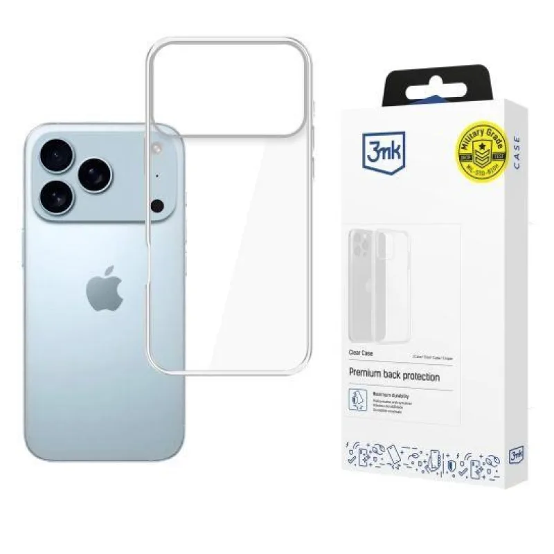 3mk ochranný kryt Clear Case pro Apple iPhone 17 Pro Max 5903108665049